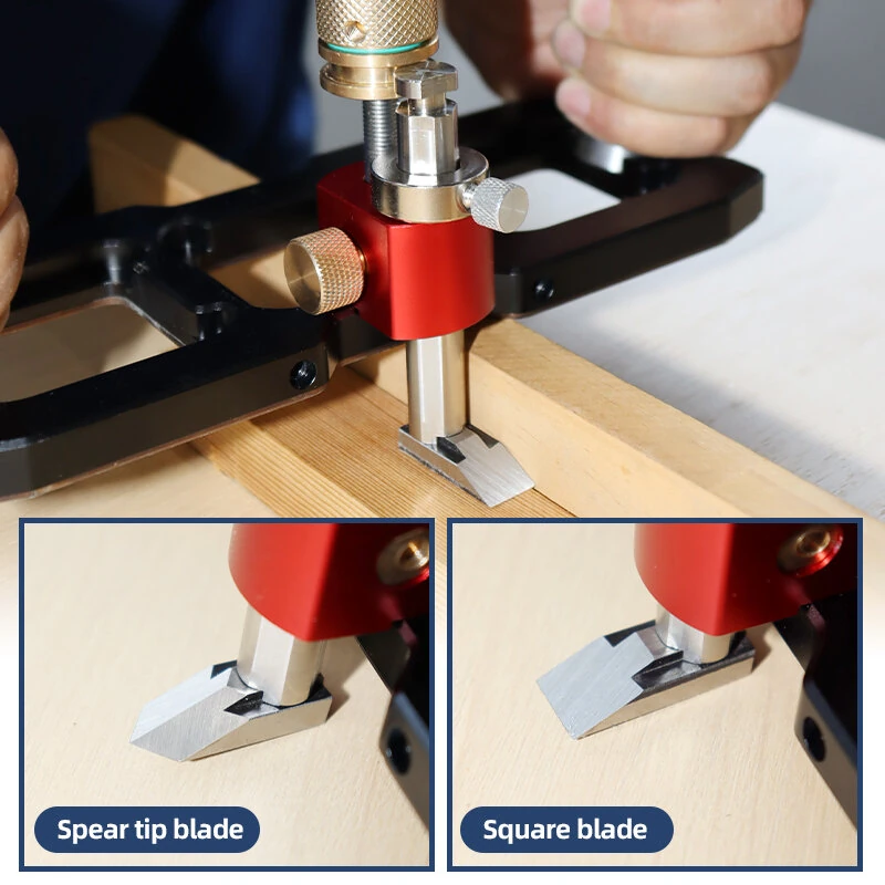 ENJOYWOOD Router Plane - Precision Depth Adjustment & Ergonomic Design - Image 4