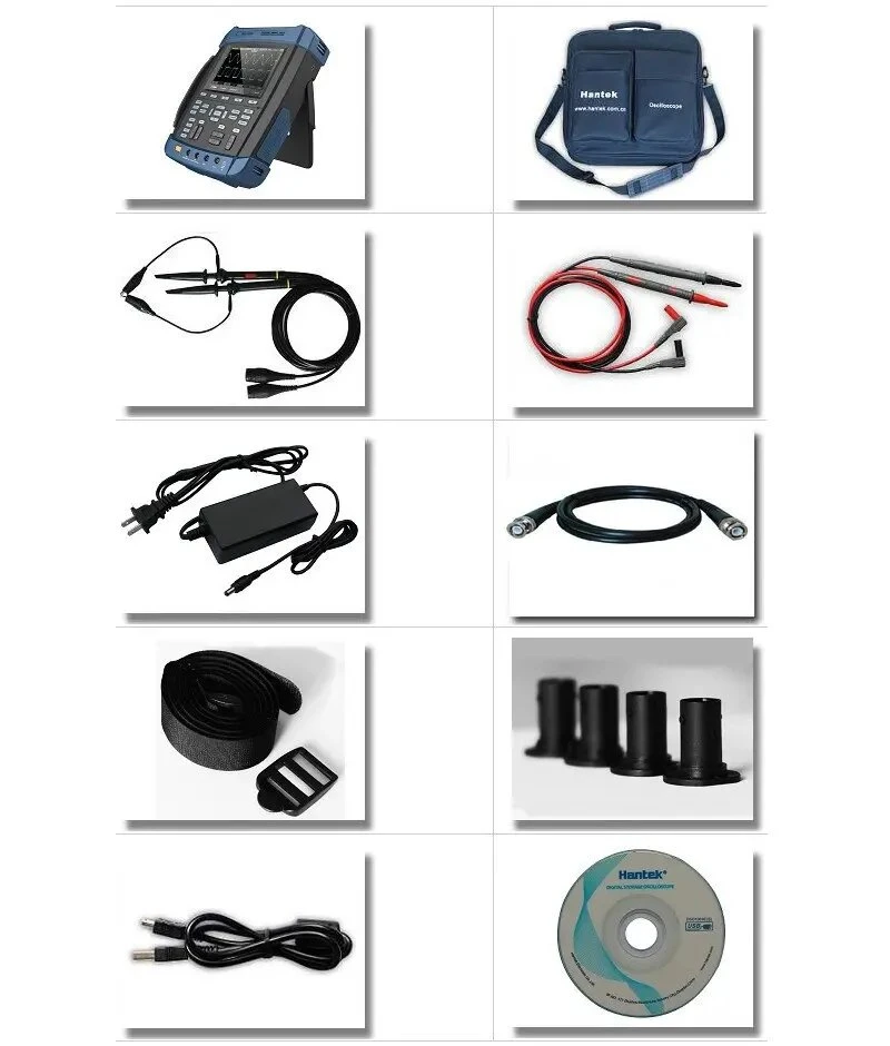 Hantek DSO8202E Oscilloscope - 1GSa/s, 5.6 LCD, 6-in-1 DMM & Generator - Image 5
