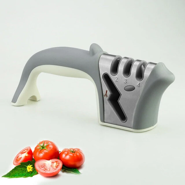 MYVIT 4-Stage Sharpener - Diamond & Ceramic Whetstone for Knives & Scissors - Image 5