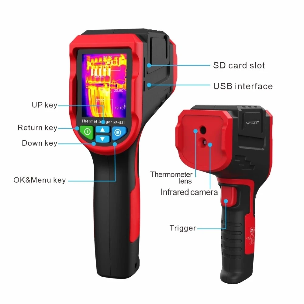 Noyafa NF-521 Thermal Imaging Camera | Handheld HD Imager with 2.4 Inch Screen - Image 5