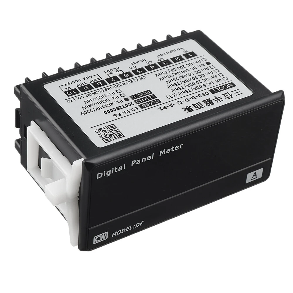 DF3-D DC Current Monitor - Digital 3 1/2 LED Display - 50/100A Ammeter Tester - Image 2