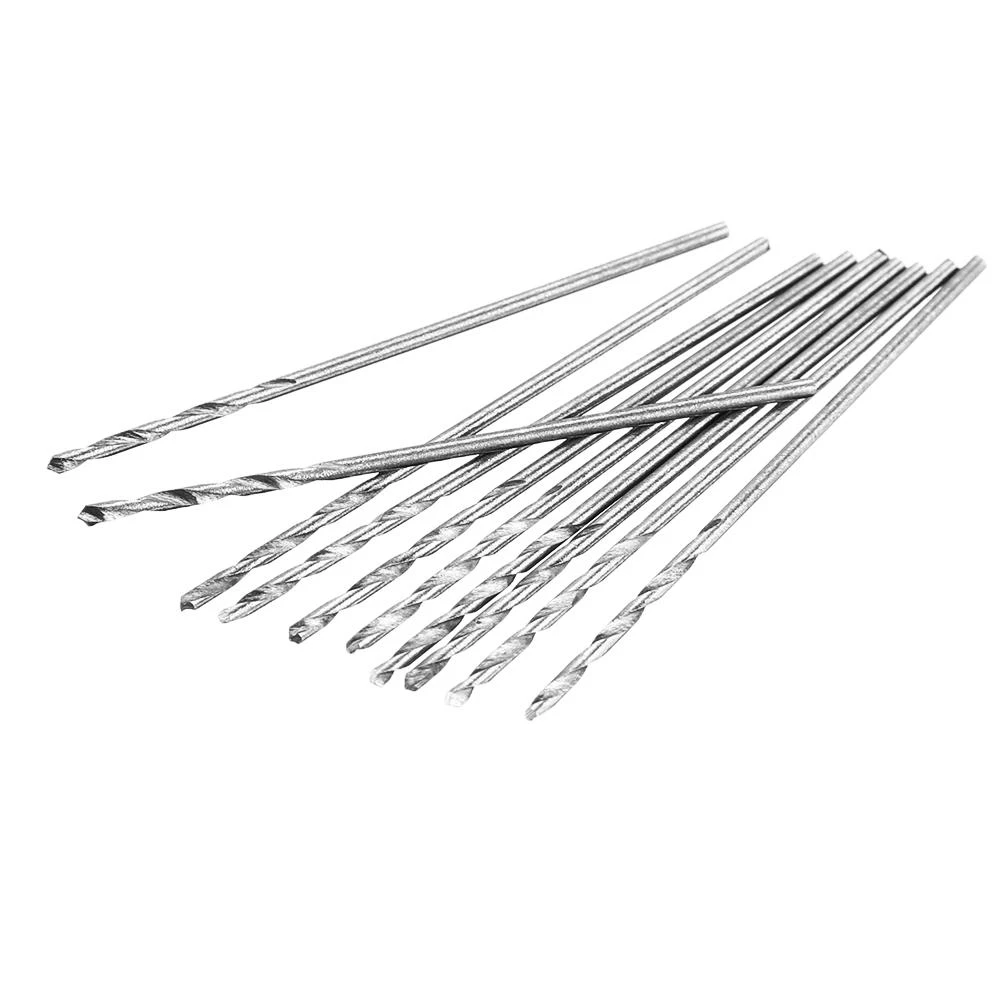 Drillpro 10Pcs HSS Twist Drill Bit Set - 0.4-2.0mm High Speed Steel | Straight Shank - Image 3