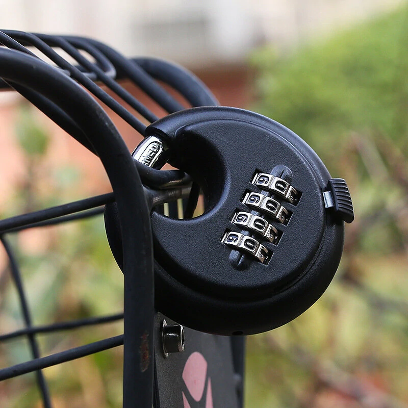 Yuanbao-Inspired Round Password Padlock - Metal Anti-Theft Lock for Travel & Daily Use - Image 4