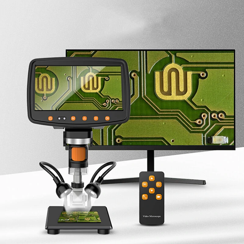 MS1 1080P Digital Microscope - 7 Inch Screen | USB & Wireless with Remote - Image 5