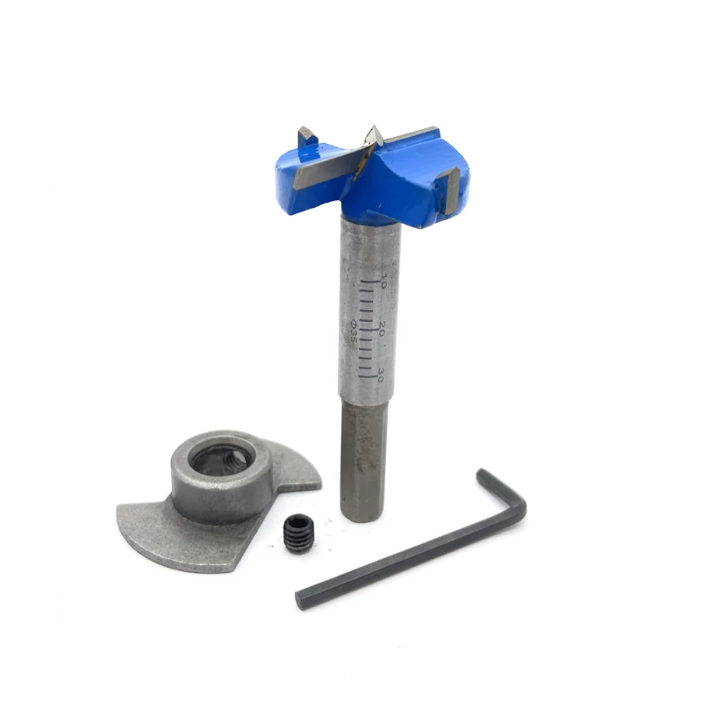 35-40mm Adjustable Tungsten Steel Hinge Hole Opener | Woodworking Boring Bit Tool - Image 2