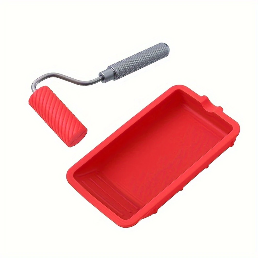RUITOOL Silicone Glue Roller & Tray Kit - Carpenter Woodworking Glue Applicator - Image 2