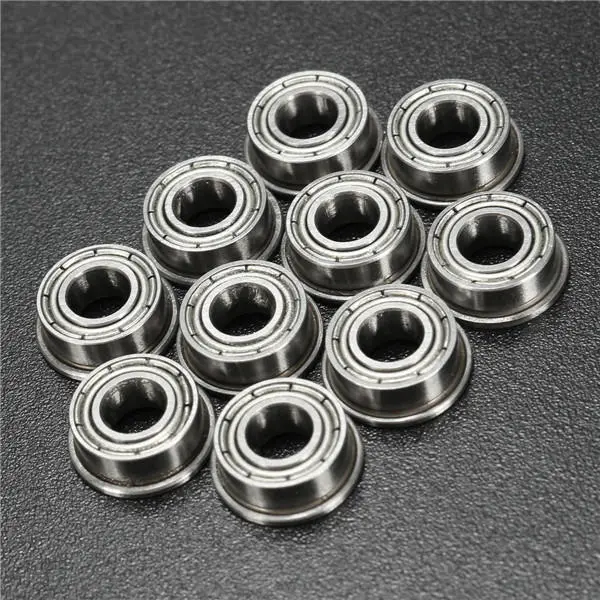 MF105ZZ Flanged Ball Bearings - 5x10x4mm Double Shielded - 10 Pack - Image 3