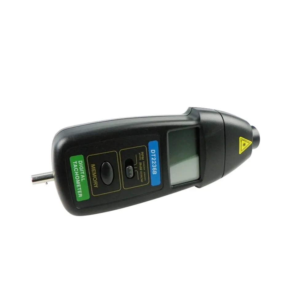 DT2236B Digital Tachometer | 3-in-1 Handheld LCD Speedometer - Contact/Non-Contact - Image 3