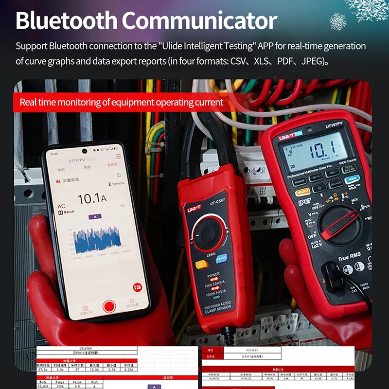UNI-T UT197PV Digital Multimeter | True RMS 600000 Count | IP67 Waterproof & Bluetooth - Image 4