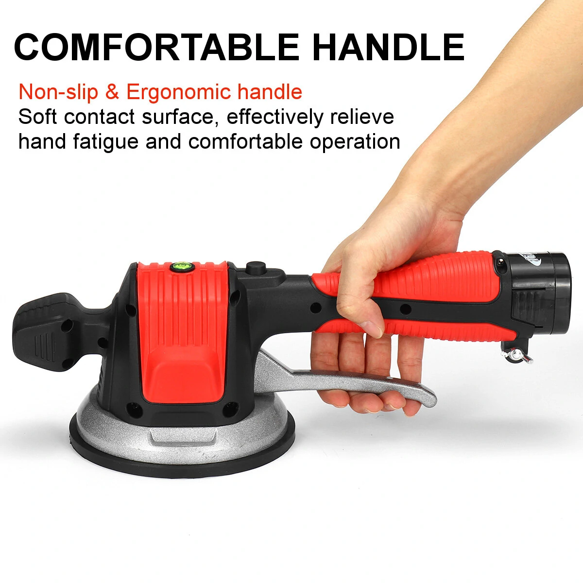 6 Speed Tile Tiling Machine with Suction & LED Light - 120x120cm Ceramic Floor Tool - Image 5