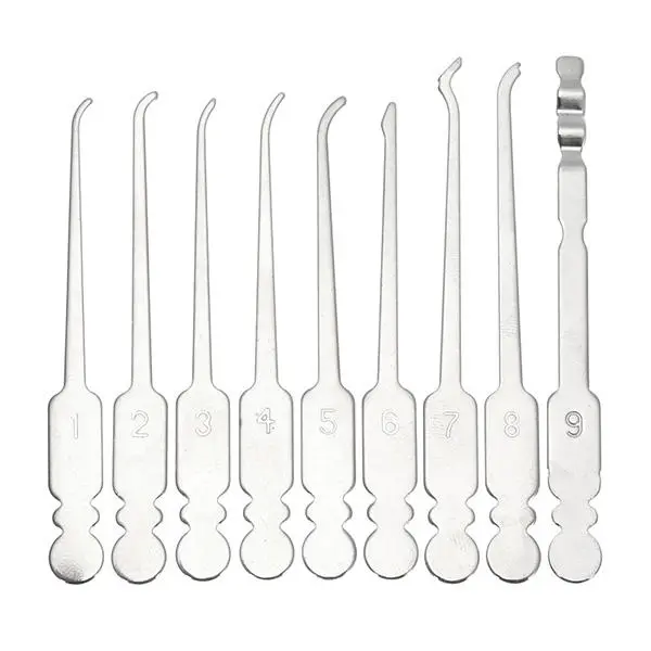 Stainless Steel Classic Mini Single Hook Locksmith Tools Model XYZ - Image 5