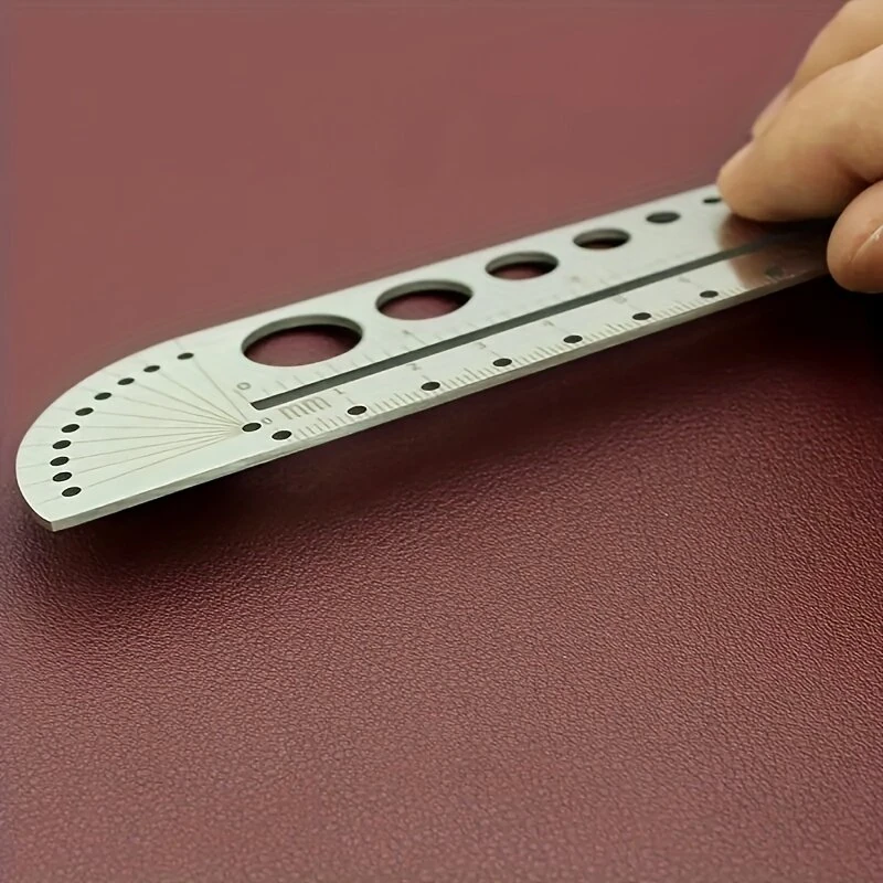 Multifunctional Stainless Steel Ruler Protractor Compass | Precision Measuring Tool for Designers & Craftsmen - Image 5
