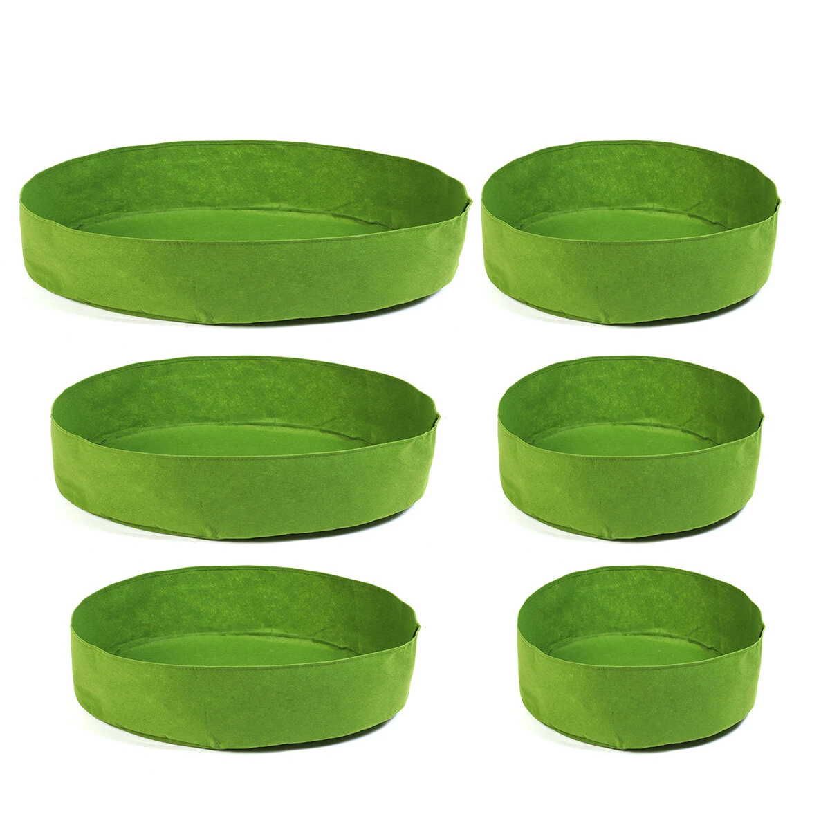 Fabric Grow Pots - Breathable Plant Bag for Vegetables & Tomatoes | 5-Pack - Image 2