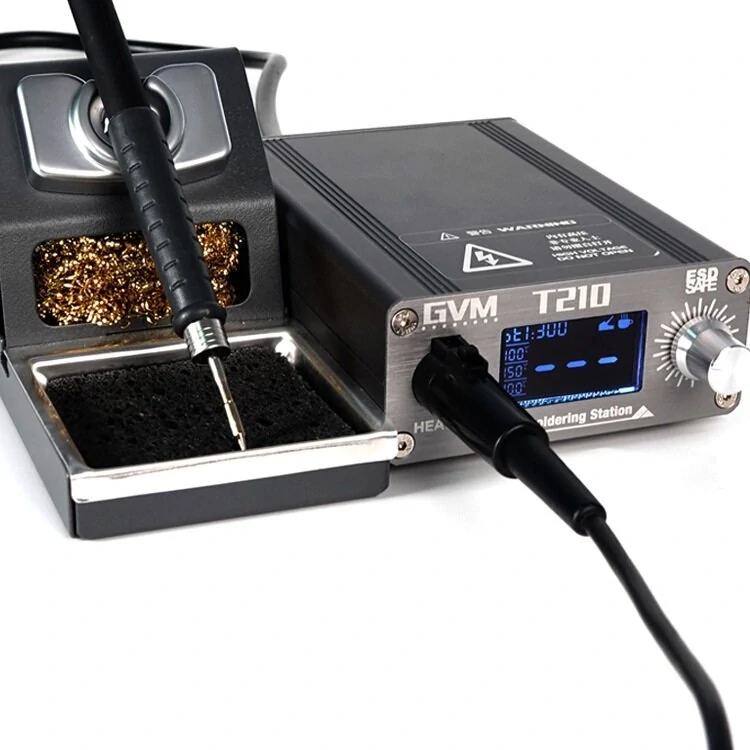 SUNSHINE GVM T210 Digital Soldering Station | Adjustable Temp for JBC Handle Repair - Image 3