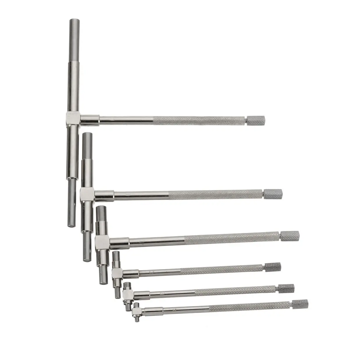 6Pcs Telescopic Gage Set - 5/16 to 6 Inch Bore Micrometer | Precision Measurement Tool - Image 2