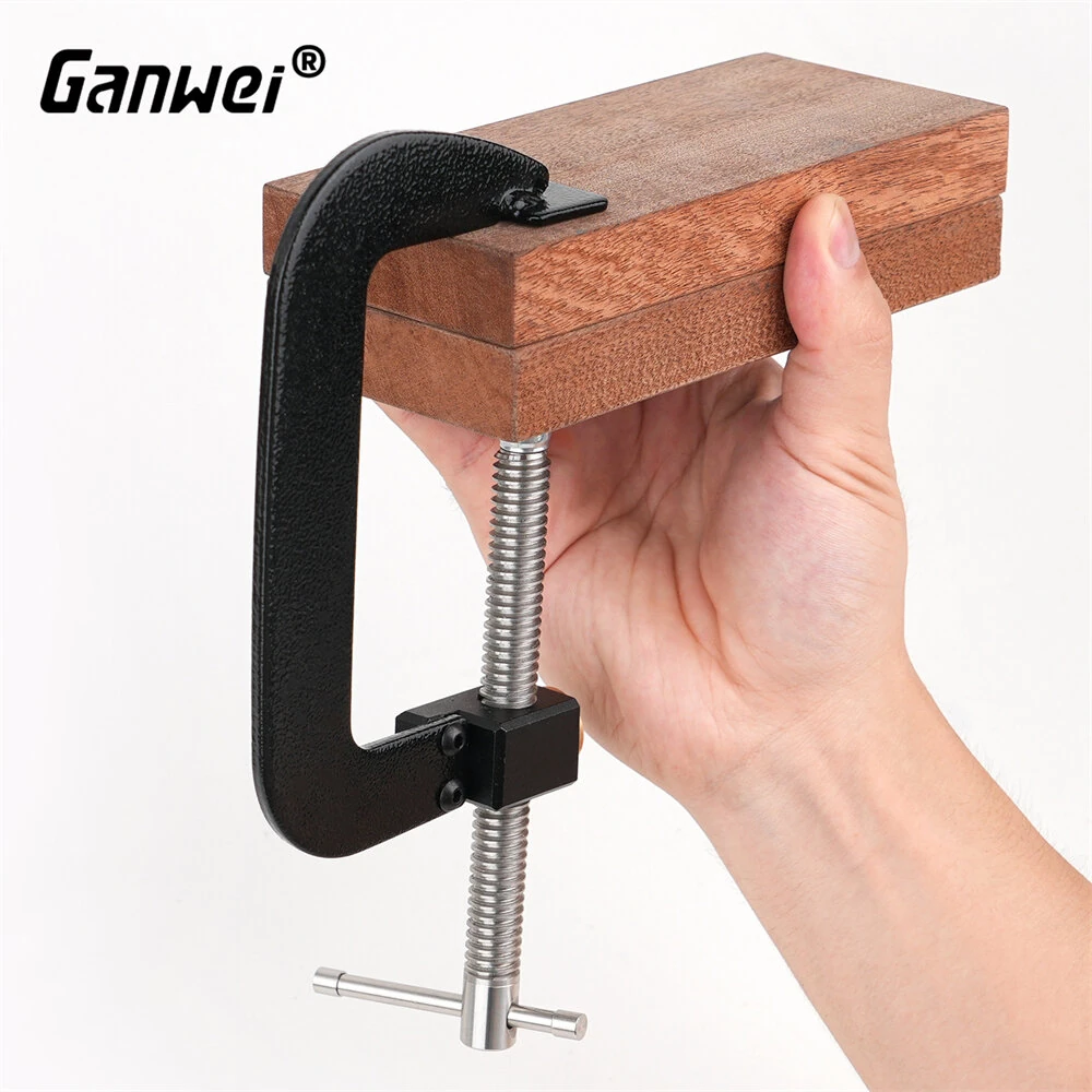 Ganwei 4 Inch Quick G Clamp - Heavy Duty Woodworking Bench Vise | 100mm Opening - Image 4