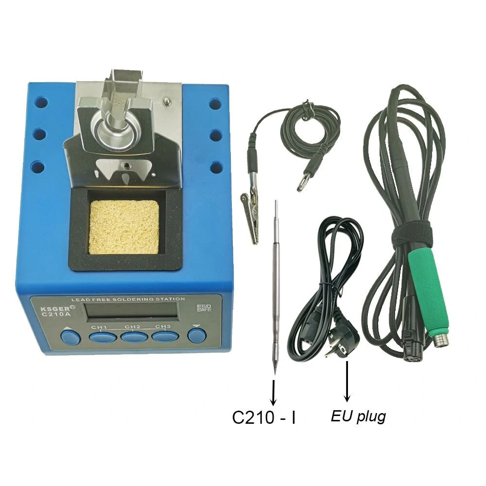 KSGER C210A 85W Soldering Station | Lead-Free Digital with Auto-Sleep & JBC 210 Tip - Image 2