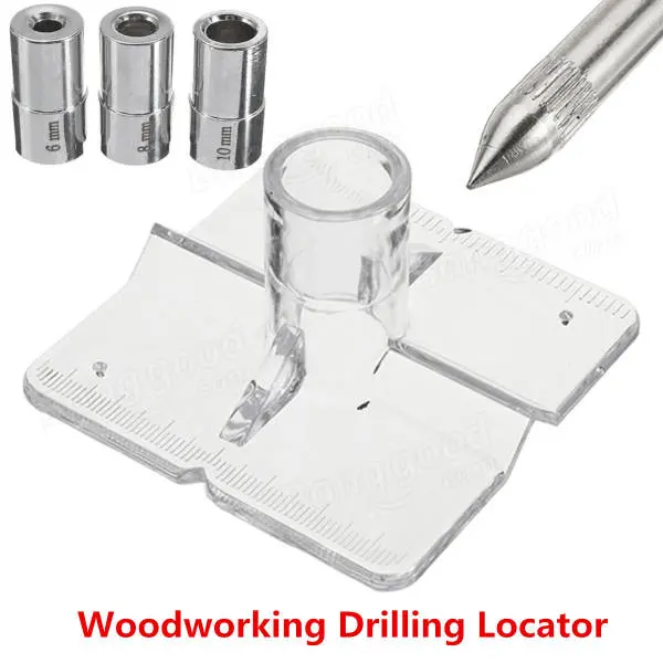 Pocket Hole Drill Guide Joinery Tool - Woodworking Jig for 6MM 8MM 10MM Drilling - Image 3