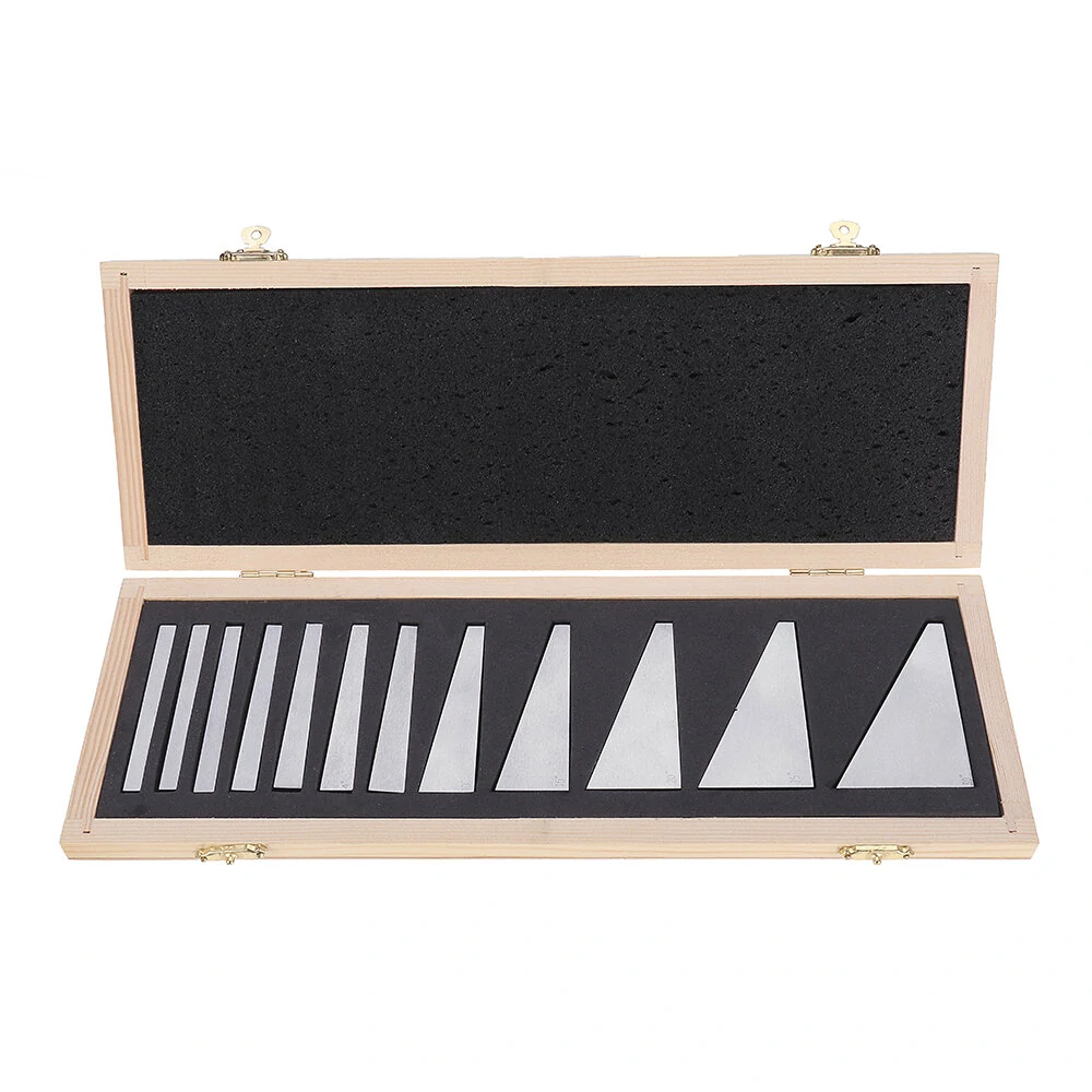 Machifit 12pc Precision Angle Block Set | 1/4 to 30 Degree | Lathe Milling Gauge - Image 2