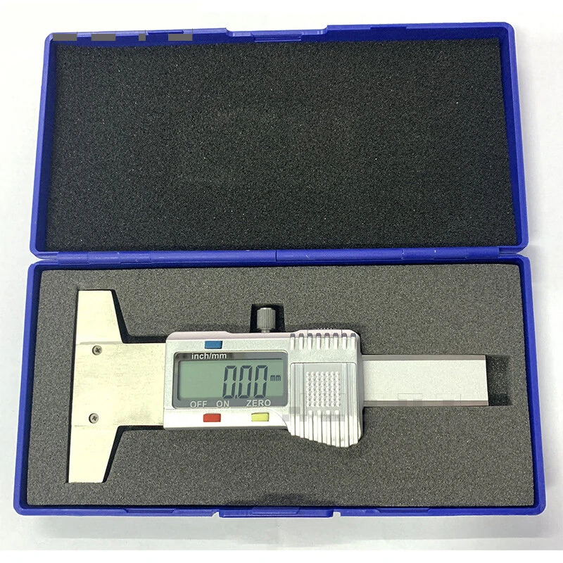 0.01mm Digital Tread Depth Gauge | 0-25mm LCD Stainless Steel | Metric/Inch - Image 3