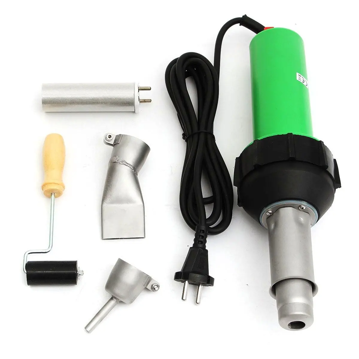 1600W Plastic Welding Torch Kit - Hot Air Gun with Nozzle & Roller - Image 2