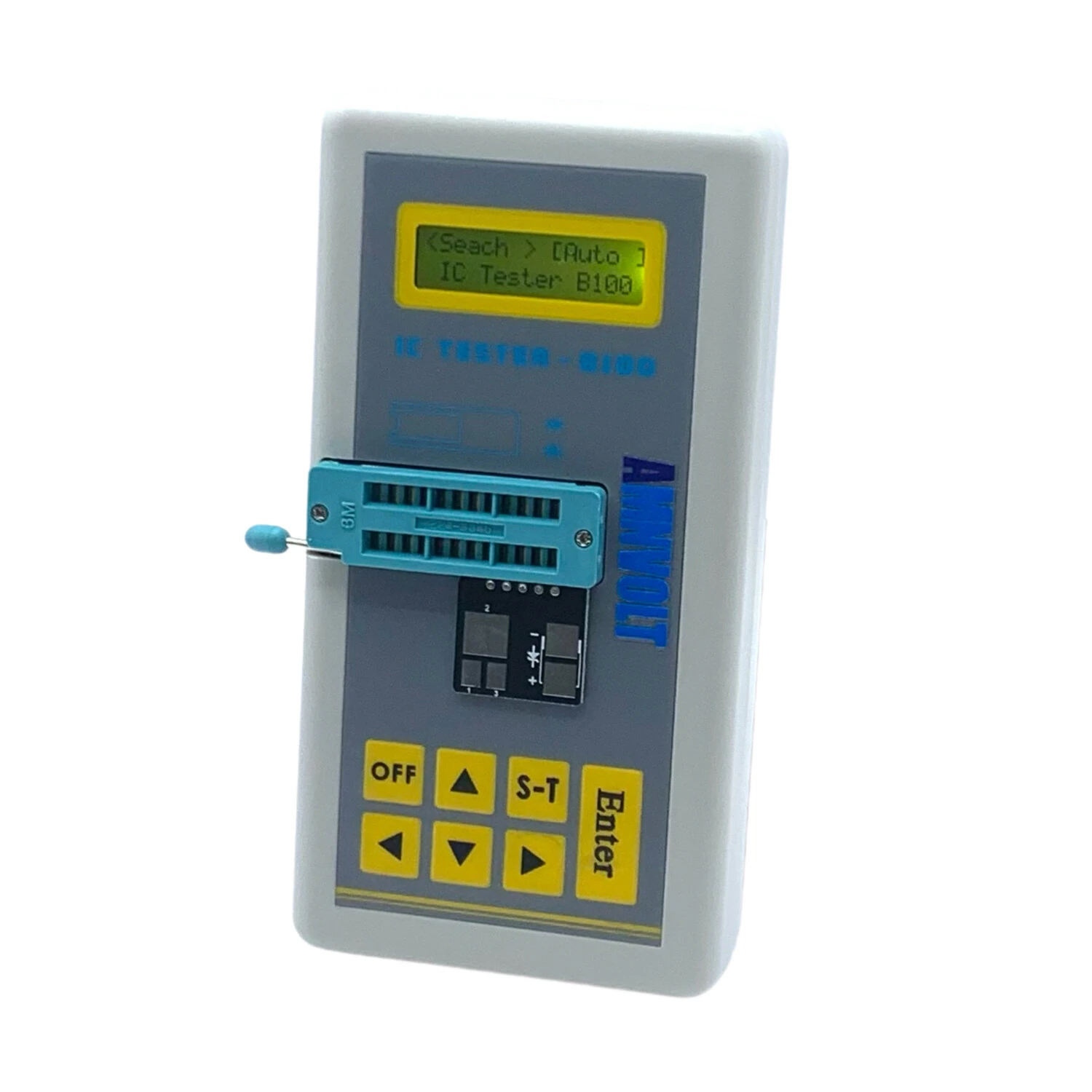 B100 IC Transistor Capacitor Tester | Auto Mode 1300 Chip Models | 5V/3.3V - Image 2