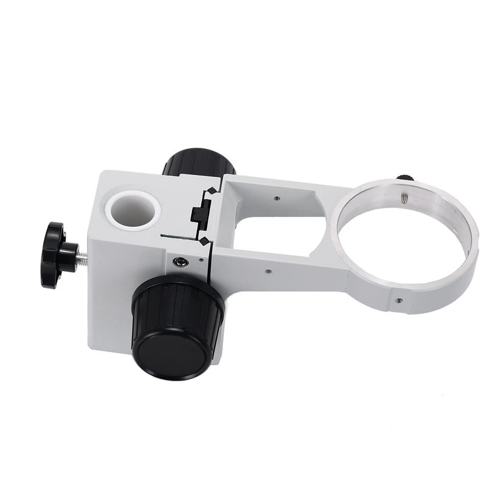 HAYEAR 76mm Stereo Microscope Stand - Adjustable Focusing Holder & Gear Ring Mount Arm - Image 4