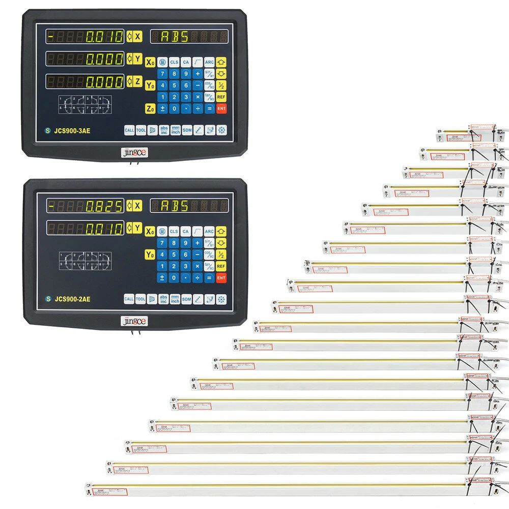 Machifit 2/3 Axis CNC Milling Digital Readout Display | 50-1000mm Linear Scale for Lathe - Image 2