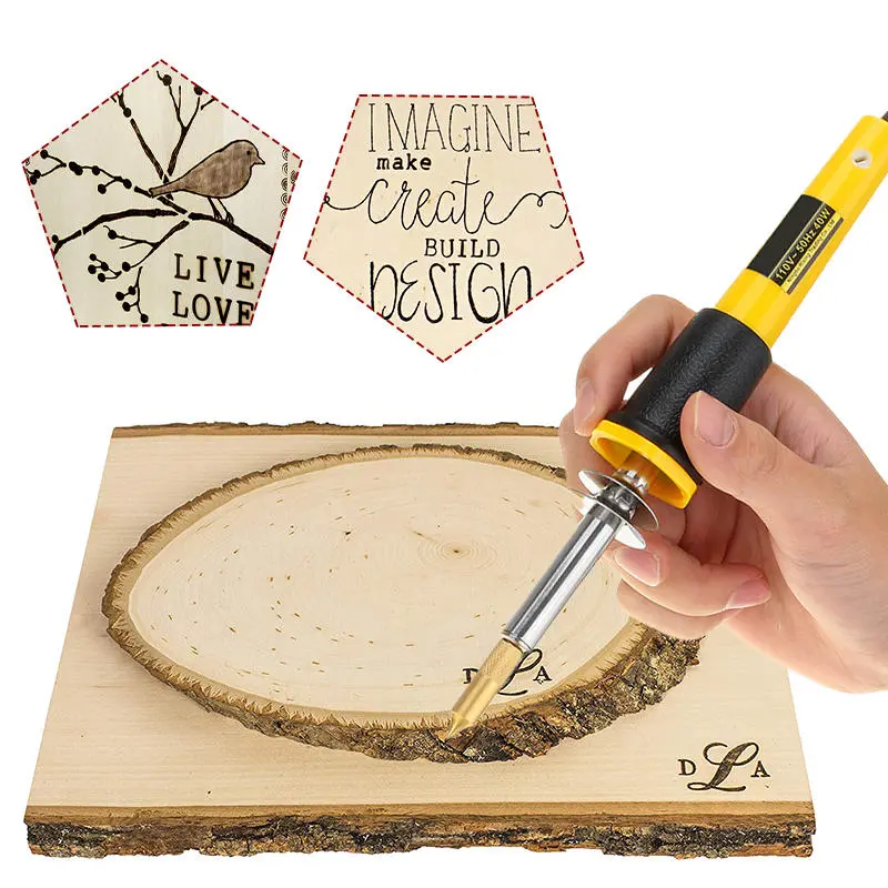 Wood Burning Tool Kit 40W - Pyrography Art Pen with Tips - 110V/220V Soldering Iron Set - Image 4