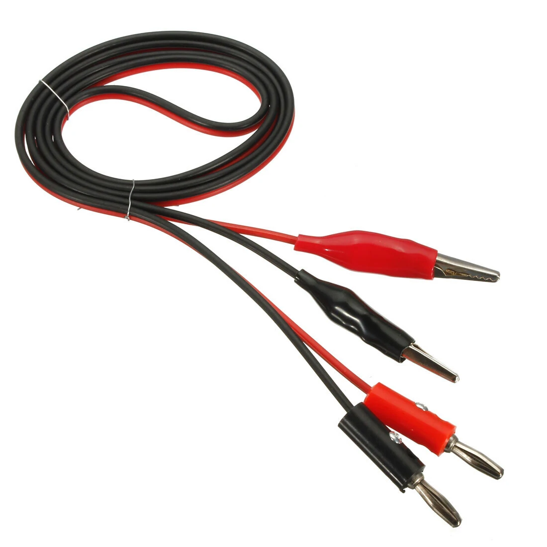 1M 5A AV Banana Plug Alligator Clip Lead | Dual Tester Probe for Multimeter - Image 4