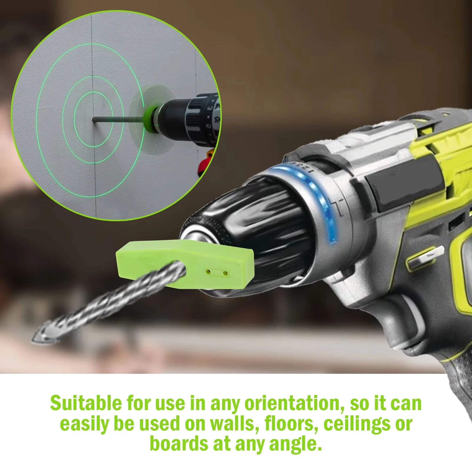 Drill Hole Position Light Locator - Plastic Drill Guide with Clear Viewing - Image 4