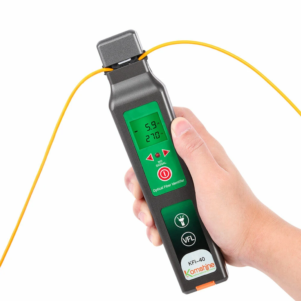 KFI-40 Fiber Optical Identifier | 750nm-1700nm SM/MM | Handheld FTTH Testing Tool - Image 2