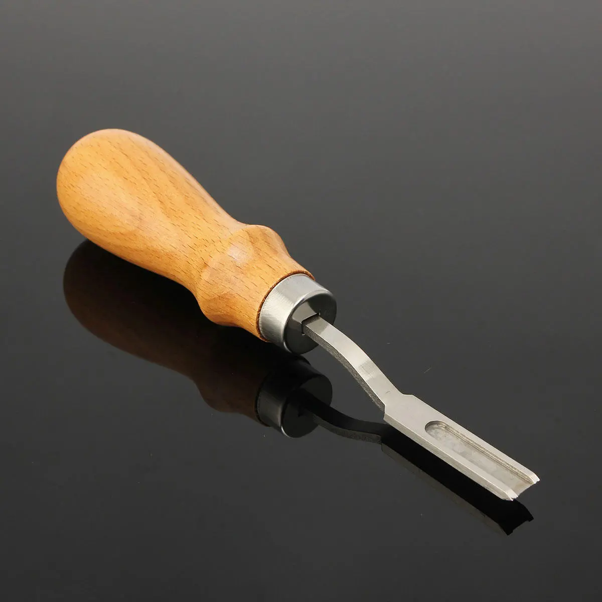 DIY Leather Craft Tool Kit - 6mm Wooden Cutter for Hand Sewing - Image 2