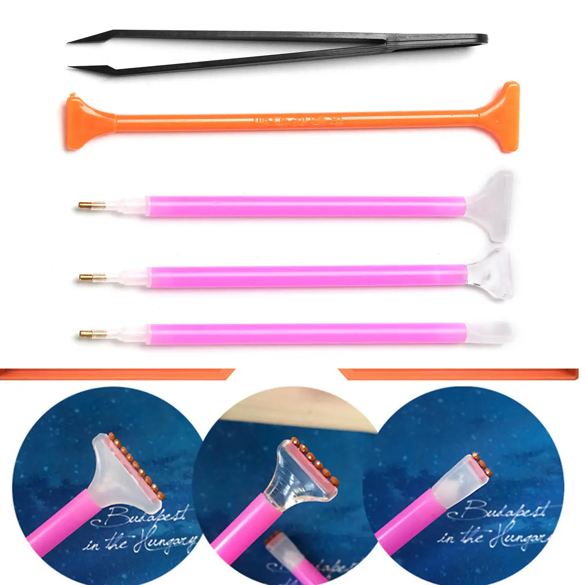 34Pcs LED Light Pad Board Stand Holder - 5D Diamond Embroidery Painting Tools Kit - Image 4