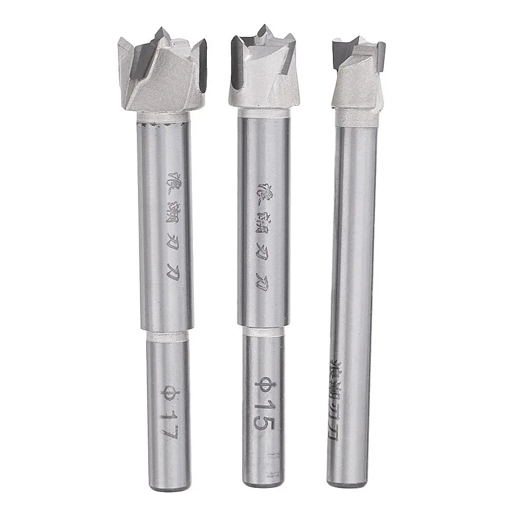 TIDEWAY Angle Drill Bits Hole Saw Cutter | 12/15/17mm Woodworking Tool - Image 2