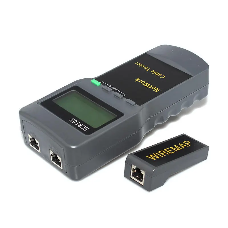 SC8108 Portable Digital LCD Cable Tester - RJ45 LAN Network & Phone Detector - Image 2
