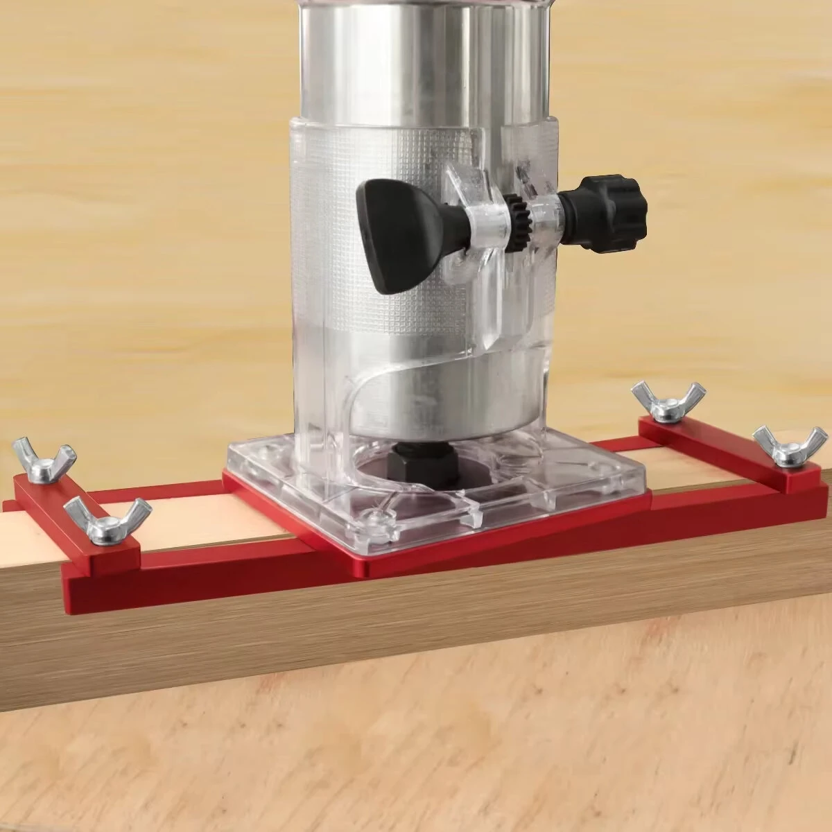 2 in 1 Invisible Fastener Slotting Bracket | Router Mortising Jig for 64-65mm Wood Routers - Image 3