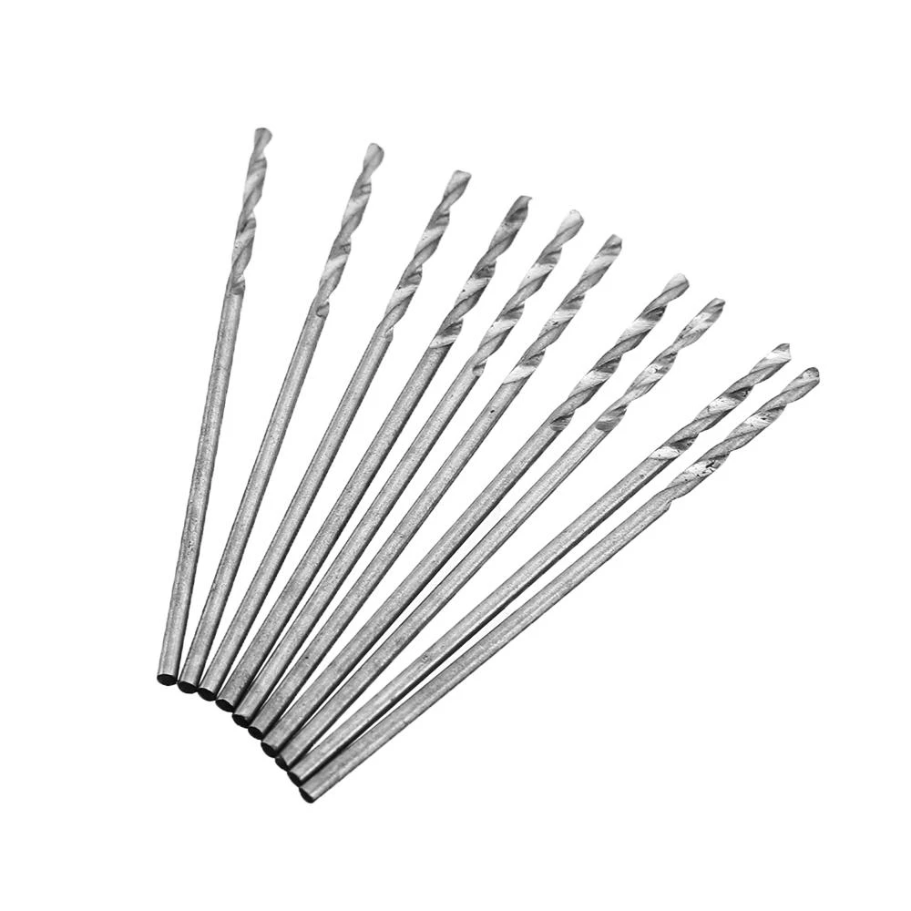 100Pcs 1.0mm HSS Twist Drill Bits | High Speed Steel Straight Shank for Hand Drill - Image 2