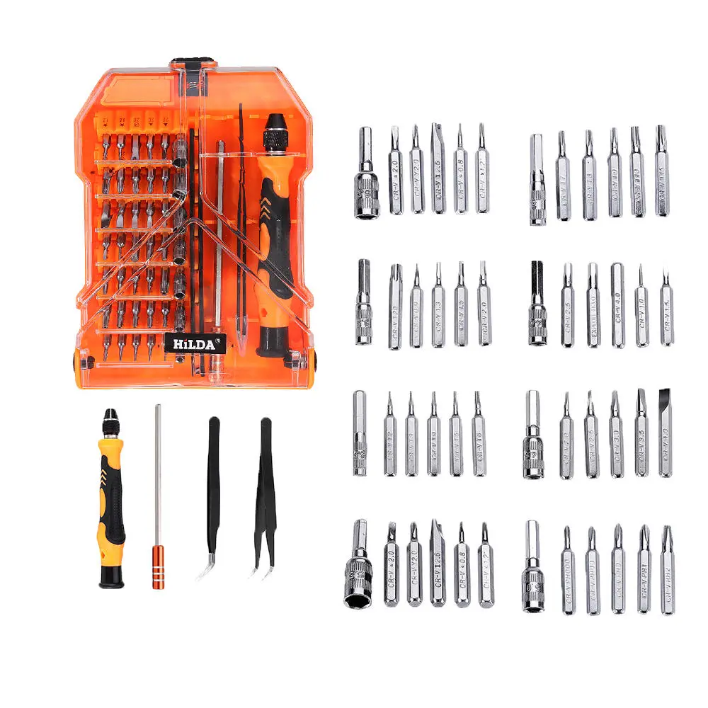 HILDA 45 in 1 Magnetic Screwdriver Set | Precision Repair Kit for Phone Watch Computer - Image 2