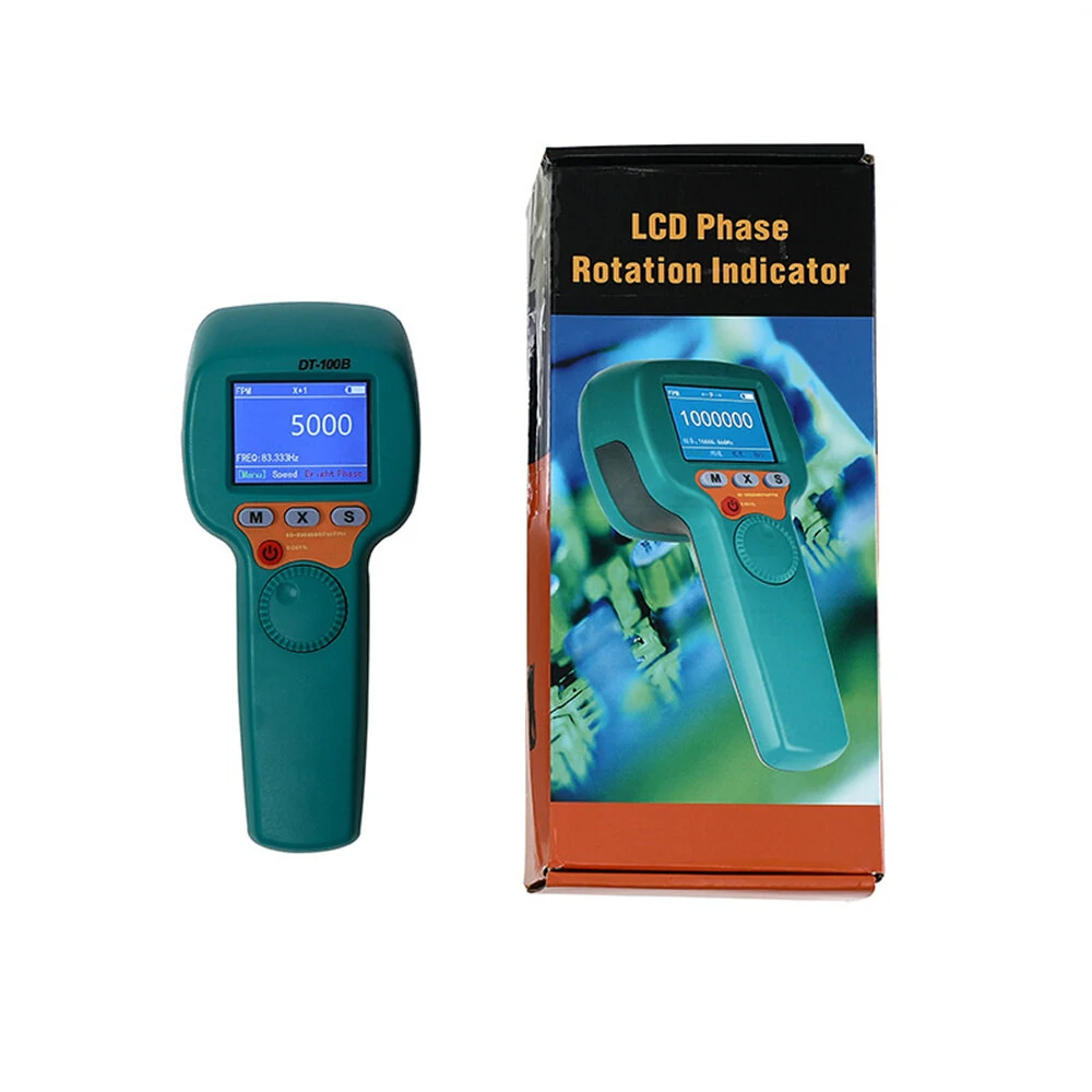 DT-100B Digital Handheld Stroboscope | LED Flash Tachometer 60-999999 RPM - Image 4