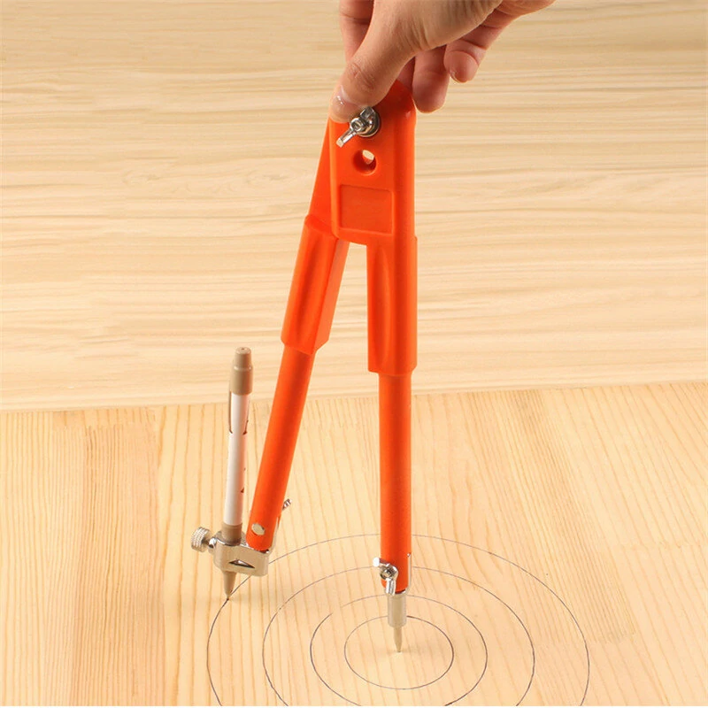 Max 45-75cm Carpenter Precision Pencil Compass | Adjustable Woodworking Dividers - Image 2
