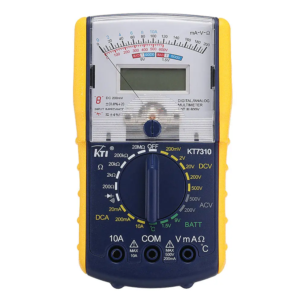 KT7310 Digital Multimeter - Dual Display Analog & Digital - Precision Tester - Image 2
