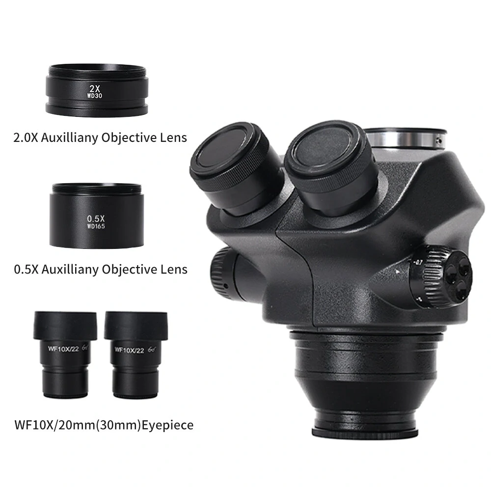 AmScope 3.5X-100X Stereo Microscope with 2K Camera | For Phone Repair & Soldering - Image 3