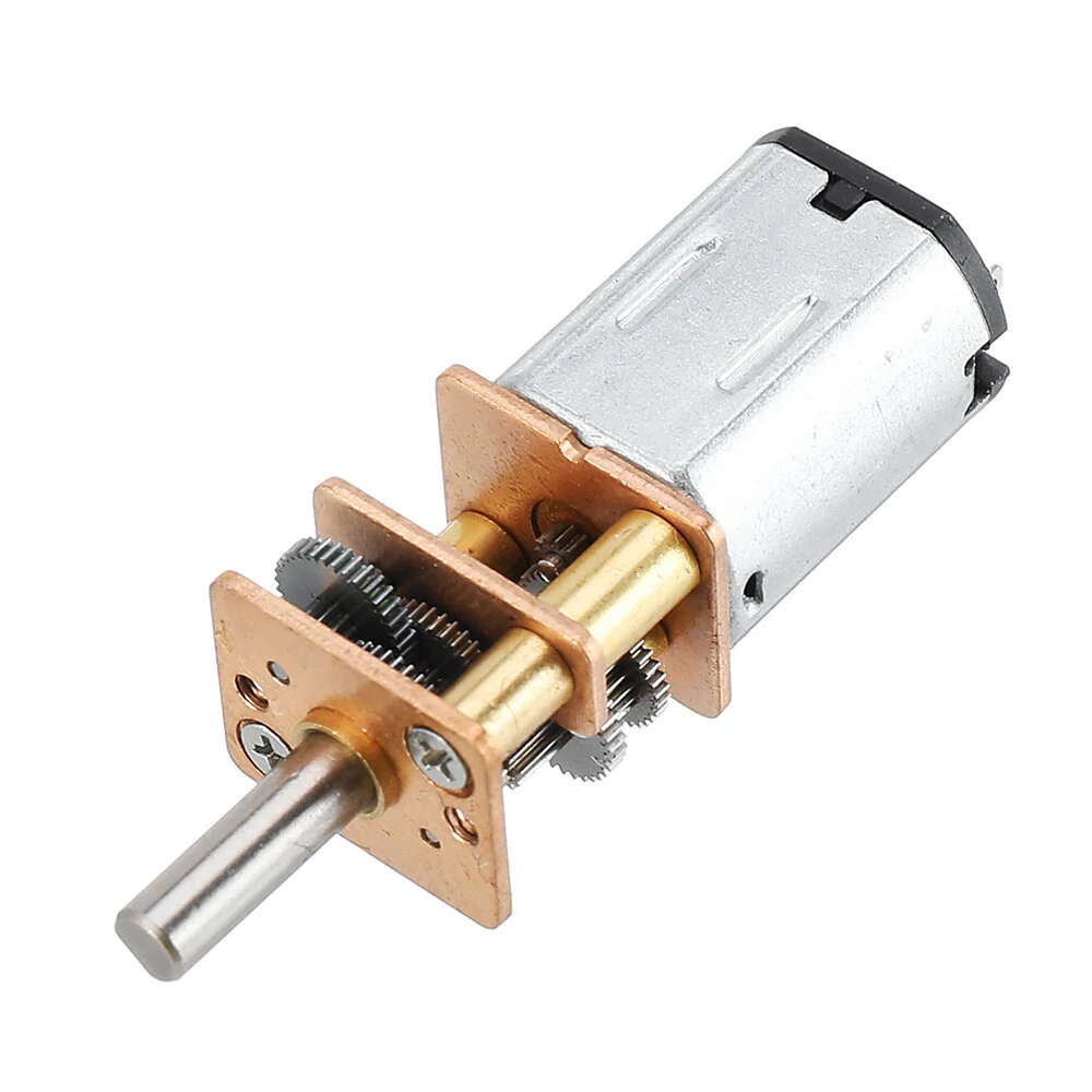 N20 DC 12V 28RPM High Torque Gear Motor - 5Pcs Miniature Electric Motor Set - Image 2