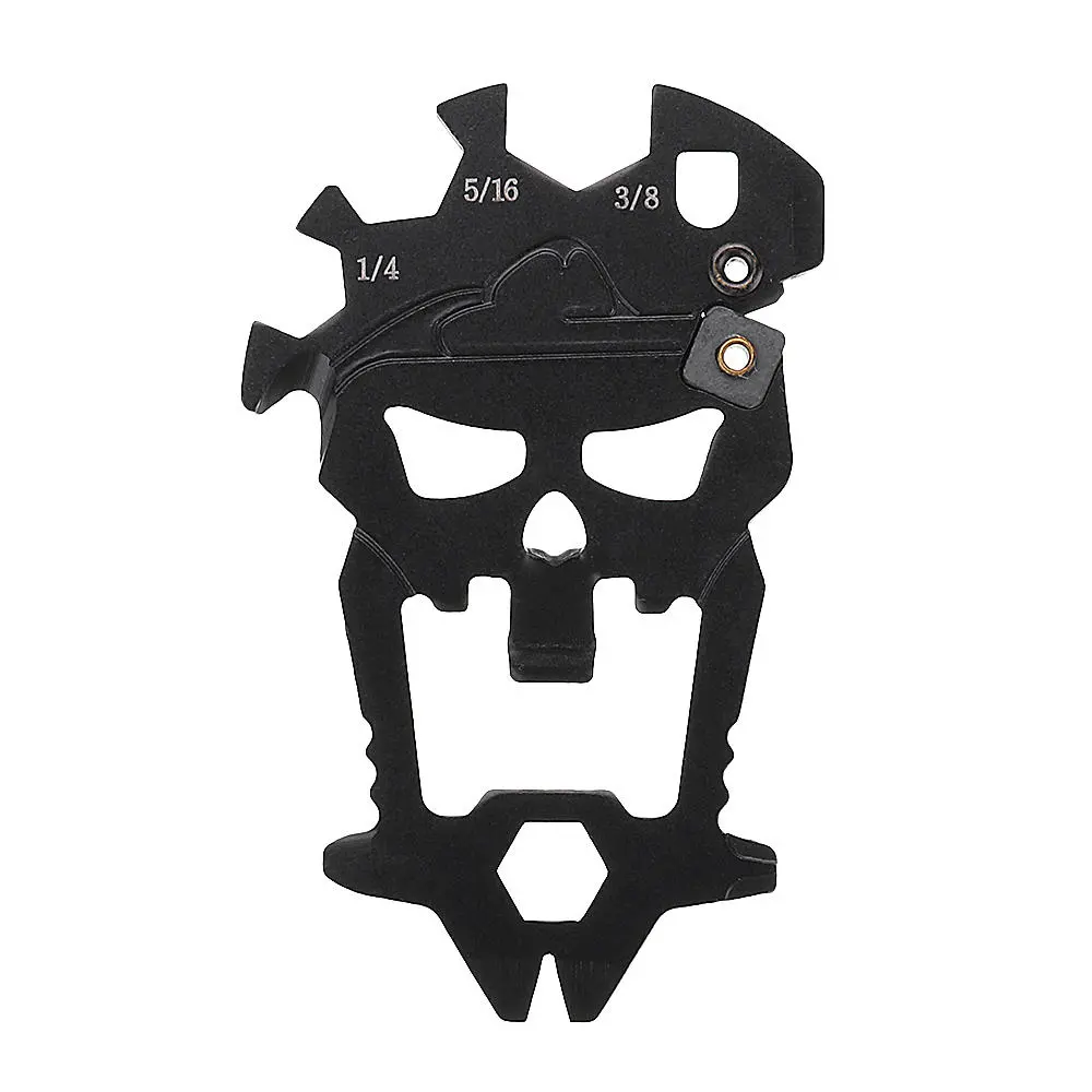 AOTDDOR 12-in-1 Manual Screwdriver | EDC Multi-Tool with Bottle Opener & Skull Design - Image 5
