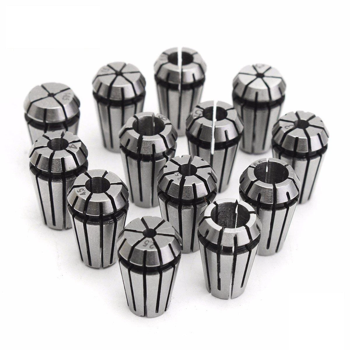 Drillpro ER11 Collet Chuck Set 1-7mm, CNC Milling Lathe Chuck Tools - Image 2