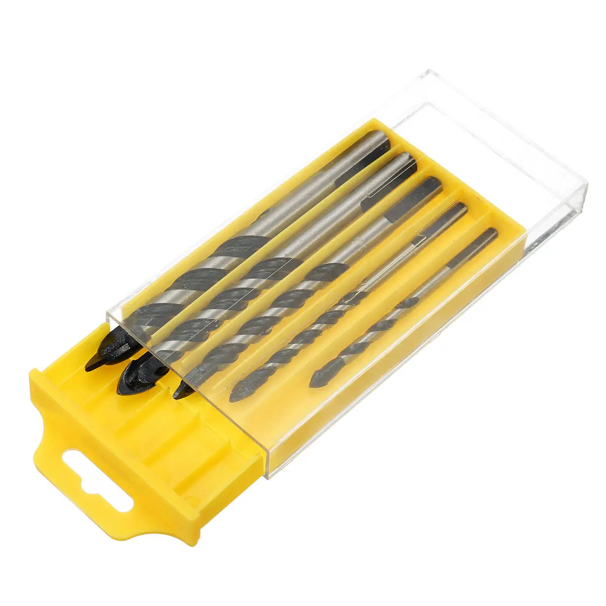 5pcs Black Triangle Drill Bit Set | 5-12mm for Concrete, Tile & Glass - Image 5