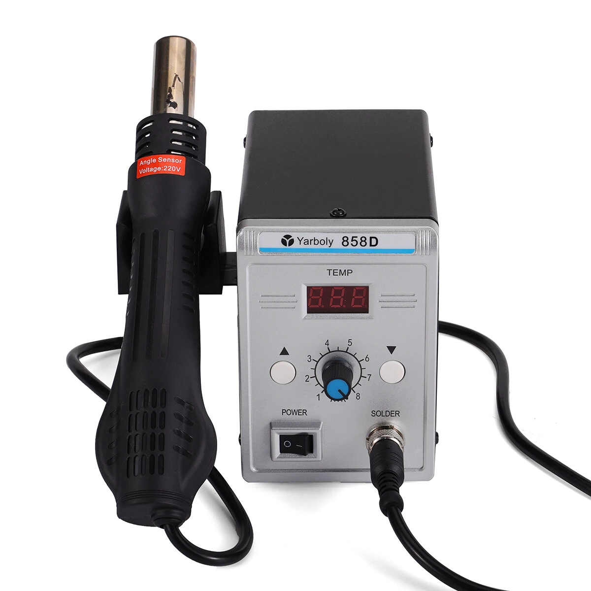 858D Hot Air Gun Solder Station - 700W 220V Rework Tool for SMD SMT Welding - Image 3