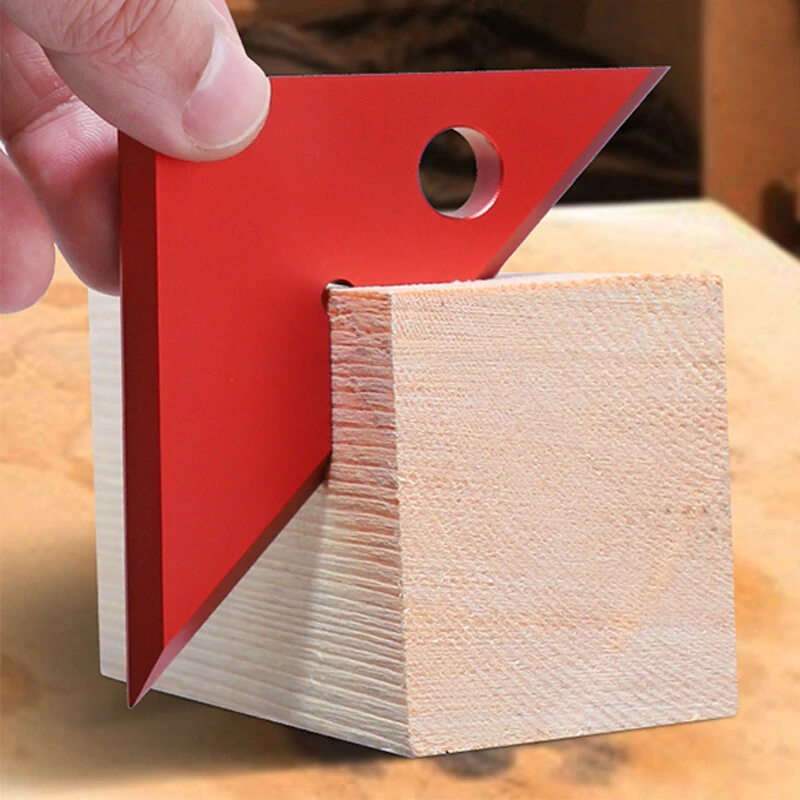 45/90 Degree Carpenter's Angle Measurement Tool | High Precision Woodworking Tool for Sawing & Blade Installation - Image 2