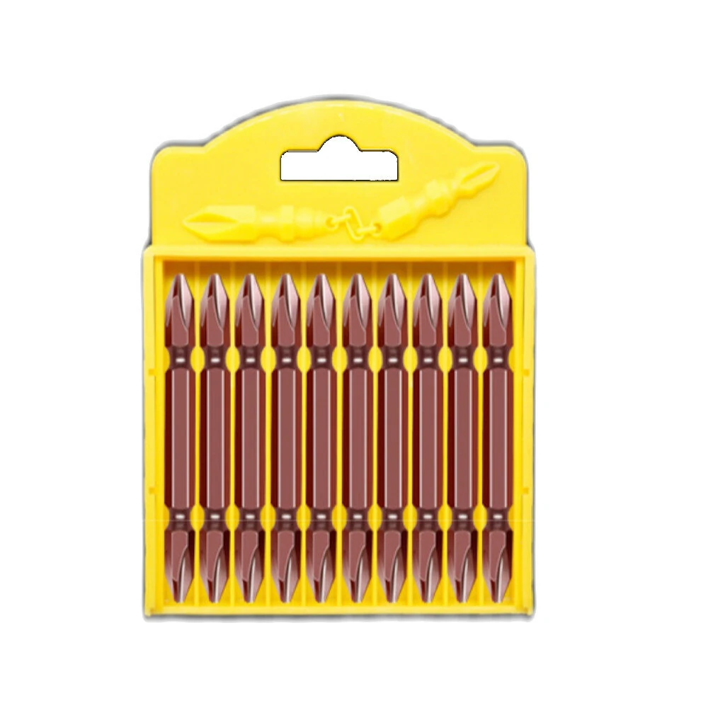 S2 Alloy Steel Cross Screwdriver Bit Set - 10Pcs High Hardness Electric Strong Bits - Image 3